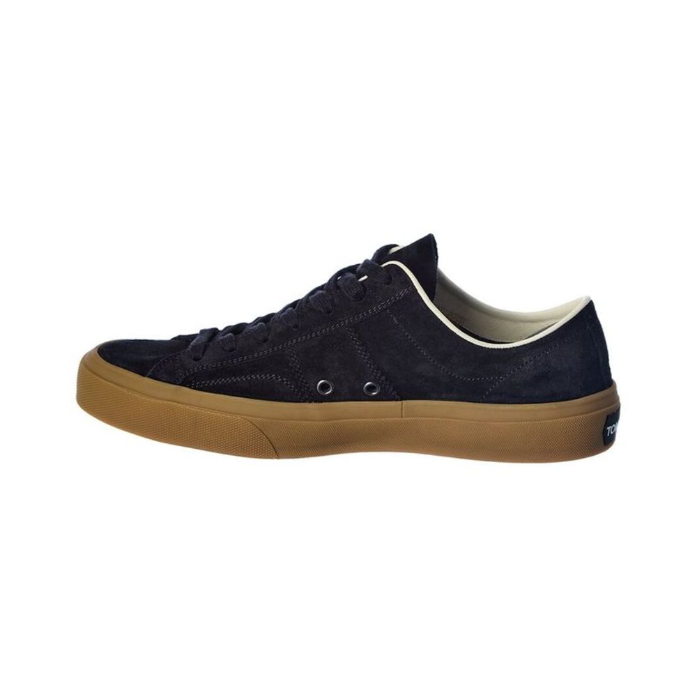 Tom Ford Suede Sneaker, Black - Picture 2 of 5